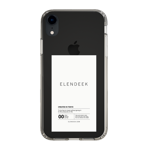 Slim Protection Case［ ELENDEEK - Logo Sticker - White ］