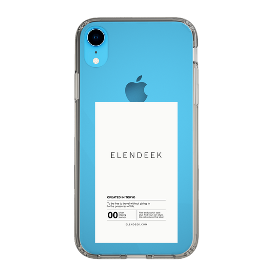 Slim Protection Case［ ELENDEEK - Logo Sticker - White ］