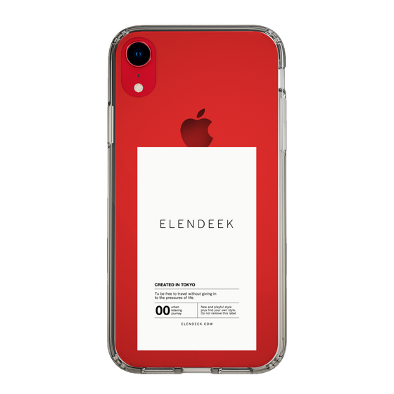 Slim Protection Case［ ELENDEEK - Logo Sticker - White ］