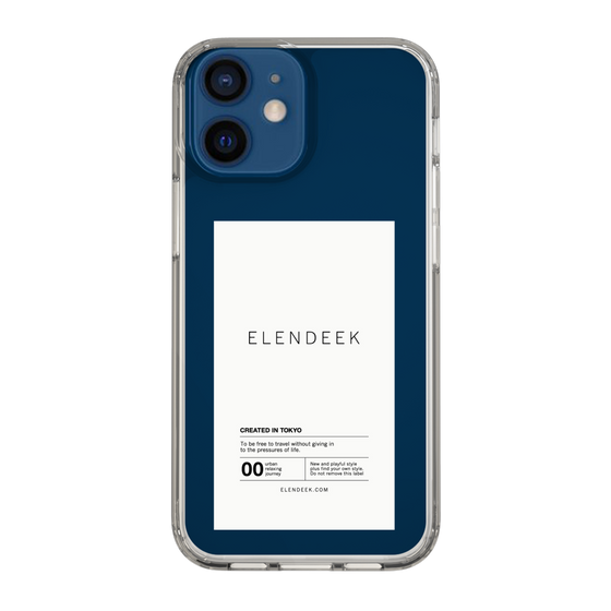 Slim Protection Case［ ELENDEEK - Logo Sticker - White ］