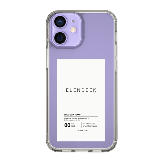 Slim Protection Case［ ELENDEEK - Logo Sticker - White ］