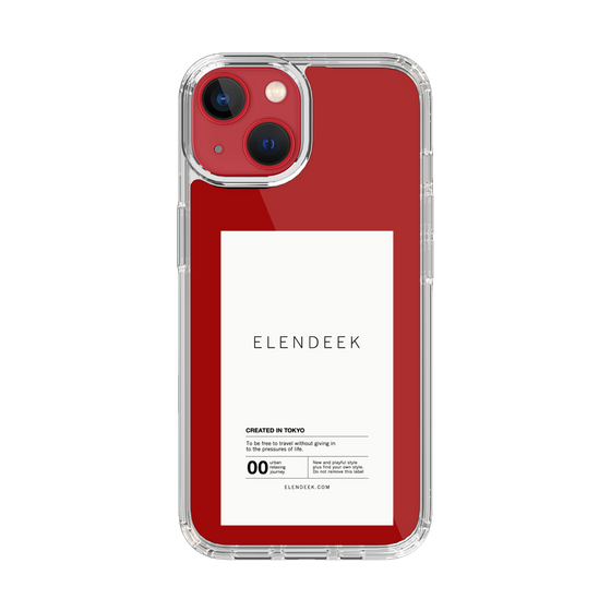 Slim Protection Case［ ELENDEEK - Logo Sticker - White ］