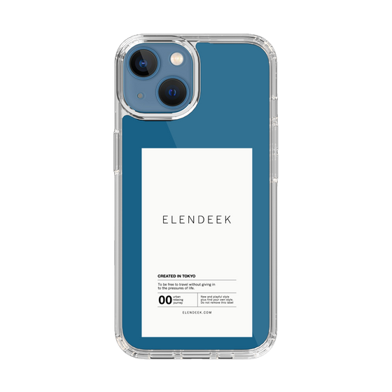 Slim Protection Case［ ELENDEEK - Logo Sticker - White ］