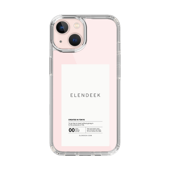 Slim Protection Case［ ELENDEEK - Logo Sticker - White ］