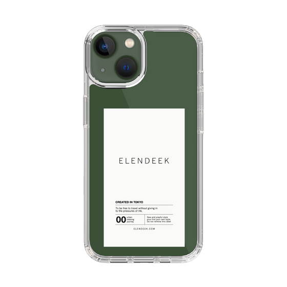 Slim Protection Case［ ELENDEEK - Logo Sticker - White ］