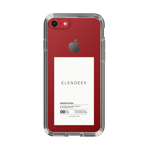 Slim Protection Case［ ELENDEEK - Logo Sticker - White ］