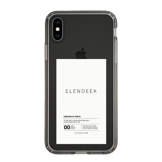 Slim Protection Case［ ELENDEEK - Logo Sticker - White ］