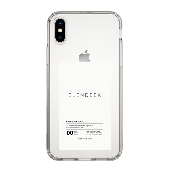 Slim Protection Case［ ELENDEEK - Logo Sticker - White ］