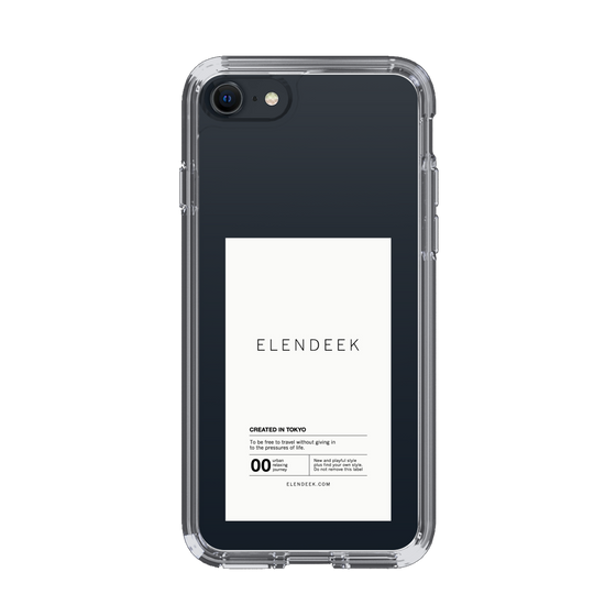 Slim Protection Case［ ELENDEEK - Logo Sticker - White ］