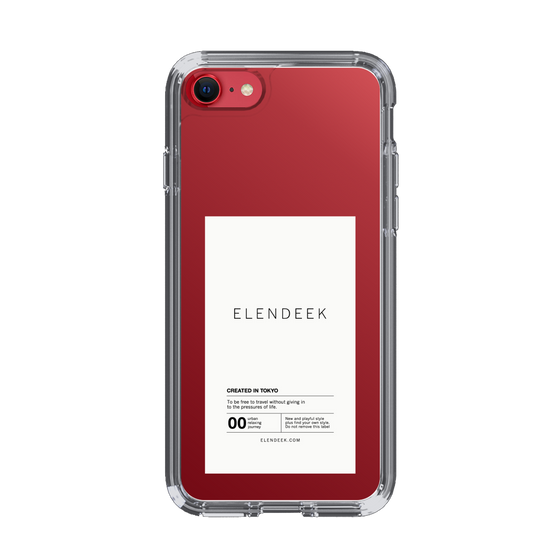 Slim Protection Case［ ELENDEEK - Logo Sticker - White ］