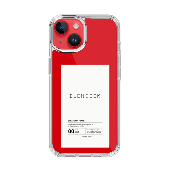 Slim Protection Case［ ELENDEEK - Logo Sticker - White ］