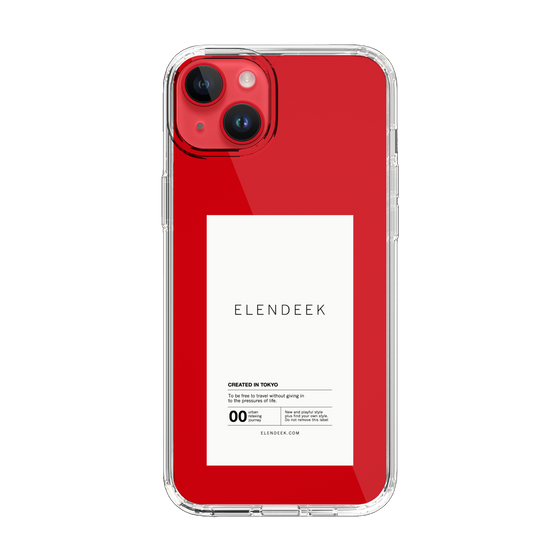 Slim Protection Case［ ELENDEEK - Logo Sticker - White ］