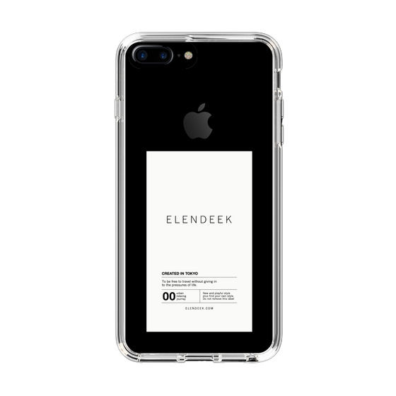 Slim Protection Case［ ELENDEEK - Logo Sticker - White ］