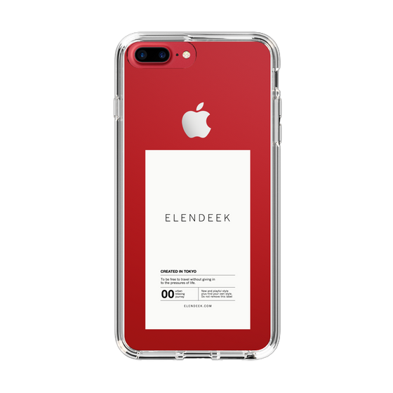 Slim Protection Case［ ELENDEEK - Logo Sticker - White ］