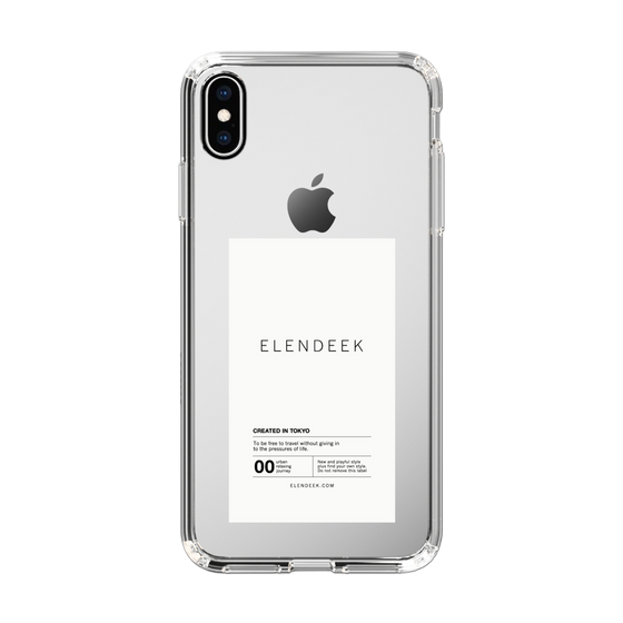 Slim Protection Case［ ELENDEEK - Logo Sticker - White ］