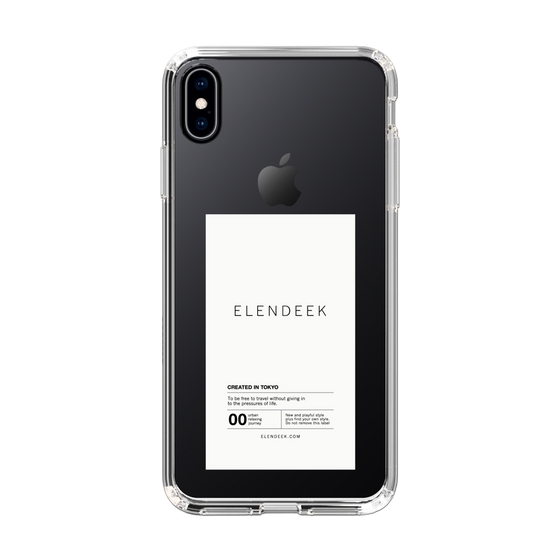 Slim Protection Case［ ELENDEEK - Logo Sticker - White ］
