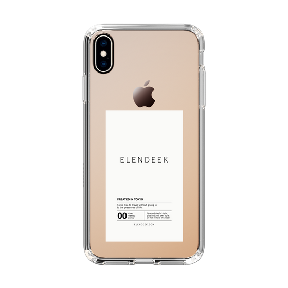 Slim Protection Case［ ELENDEEK - Logo Sticker - White ］