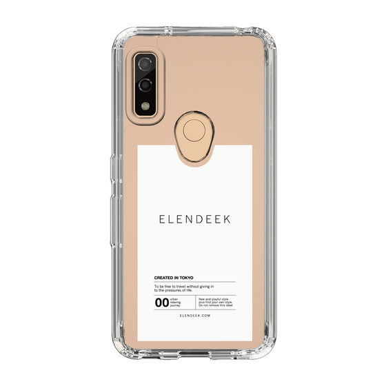 Slim Protection Case［ ELENDEEK - Logo Sticker - White ］