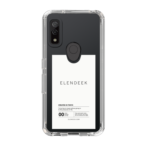 Slim Protection Case［ ELENDEEK - Logo Sticker - White ］