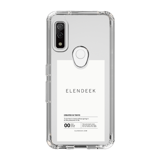 Slim Protection Case［ ELENDEEK - Logo Sticker - White ］