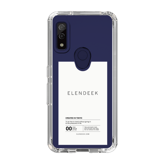 Slim Protection Case［ ELENDEEK - Logo Sticker - White ］