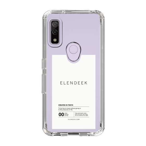 Slim Protection Case［ ELENDEEK - Logo Sticker - White ］