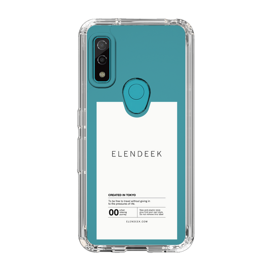 Slim Protection Case［ ELENDEEK - Logo Sticker - White ］