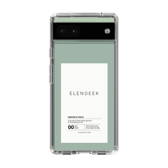 Slim Protection Case［ ELENDEEK - Logo Sticker - White ］