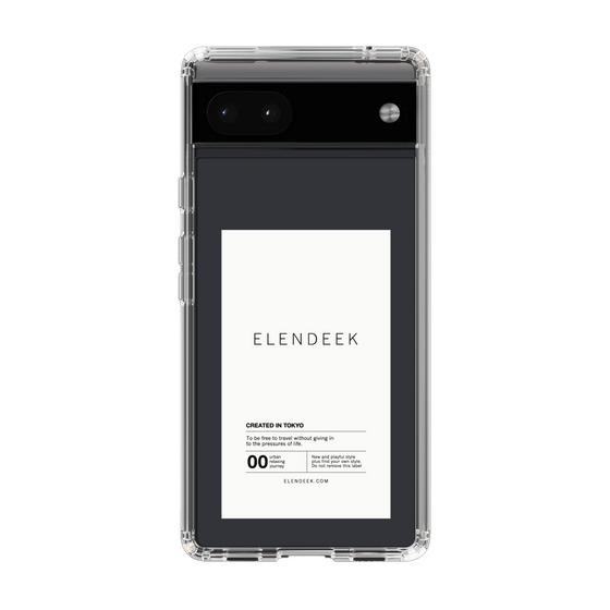 Slim Protection Case［ ELENDEEK - Logo Sticker - White ］