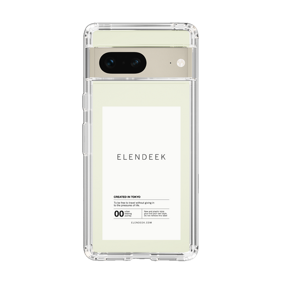 Slim Protection Case［ ELENDEEK - Logo Sticker - White ］