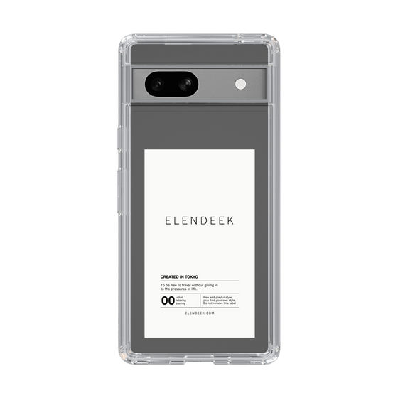 Slim Protection Case［ ELENDEEK - Logo Sticker - White ］