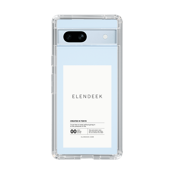 Slim Protection Case［ ELENDEEK - Logo Sticker - White ］