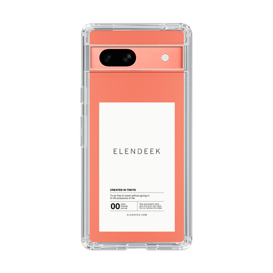 Slim Protection Case［ ELENDEEK - Logo Sticker - White ］