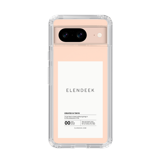 Slim Protection Case［ ELENDEEK - Logo Sticker - White ］