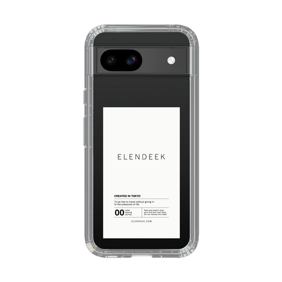 Slim Protection Case［ ELENDEEK - Logo Sticker - White ］
