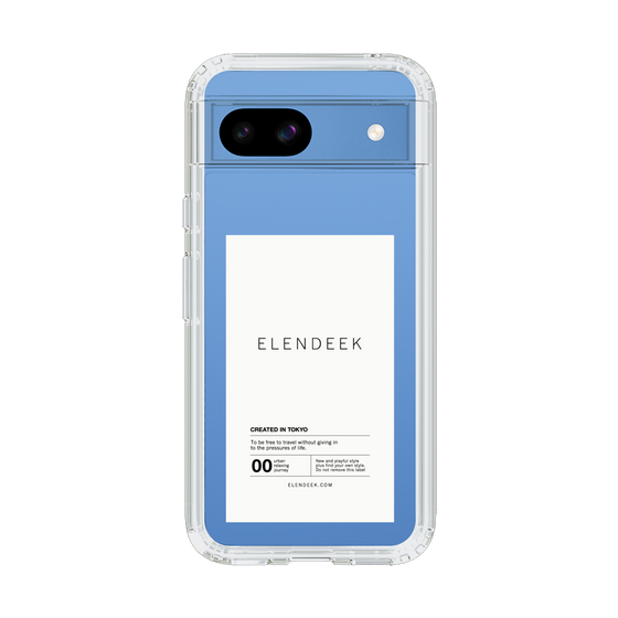 Slim Protection Case［ ELENDEEK - Logo Sticker - White ］