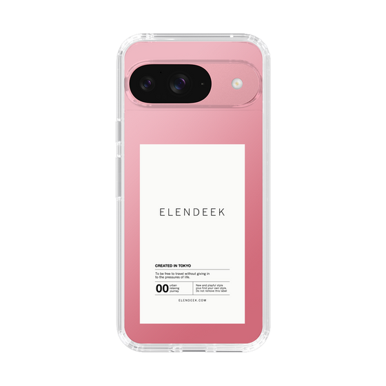 Slim Protection Case［ ELENDEEK - Logo Sticker - White ］