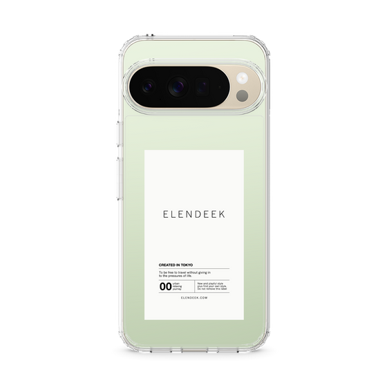 Slim Protection Case［ ELENDEEK - Logo Sticker - White ］