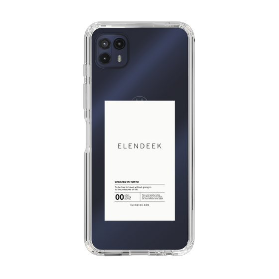Slim Protection Case［ ELENDEEK - Logo Sticker - White ］