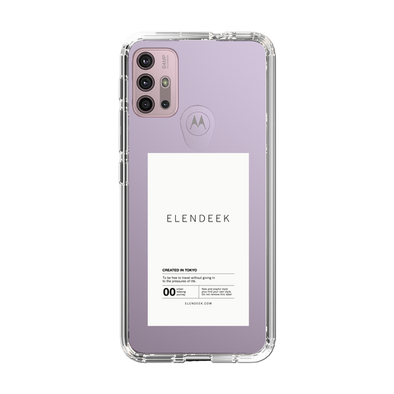 Slim Protection Case［ ELENDEEK - Logo Sticker - White ］