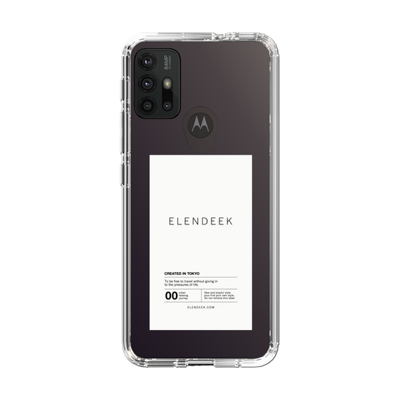 Slim Protection Case［ ELENDEEK - Logo Sticker - White ］