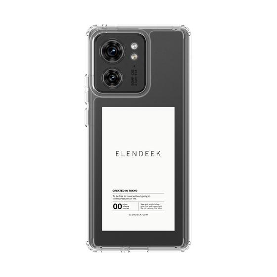 Slim Protection Case［ ELENDEEK - Logo Sticker - White ］