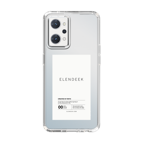 Slim Protection Case［ ELENDEEK - Logo Sticker - White ］