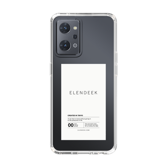 Slim Protection Case［ ELENDEEK - Logo Sticker - White ］