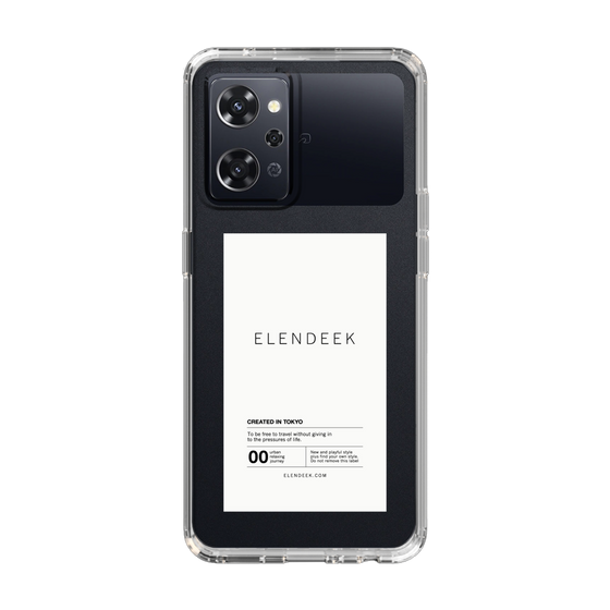 Slim Protection Case［ ELENDEEK - Logo Sticker - White ］