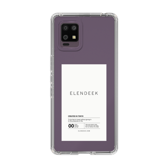 Slim Protection Case［ ELENDEEK - Logo Sticker - White ］