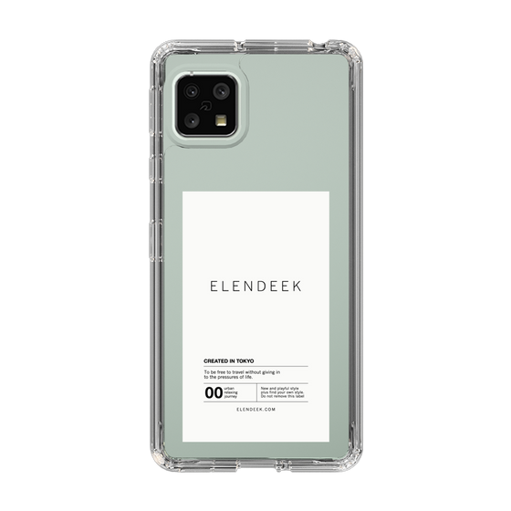 Slim Protection Case［ ELENDEEK - Logo Sticker - White ］