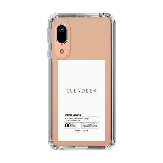 Slim Protection Case［ ELENDEEK - Logo Sticker - White ］