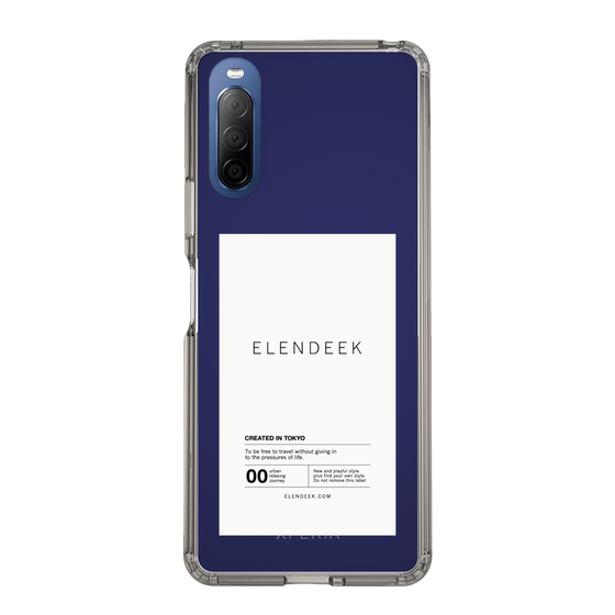 Slim Protection Case［ ELENDEEK - Logo Sticker - White ］
