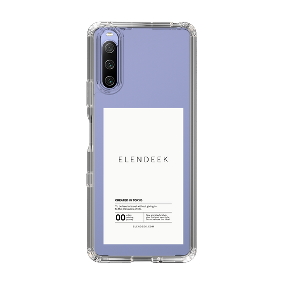 Slim Protection Case［ ELENDEEK - Logo Sticker - White ］